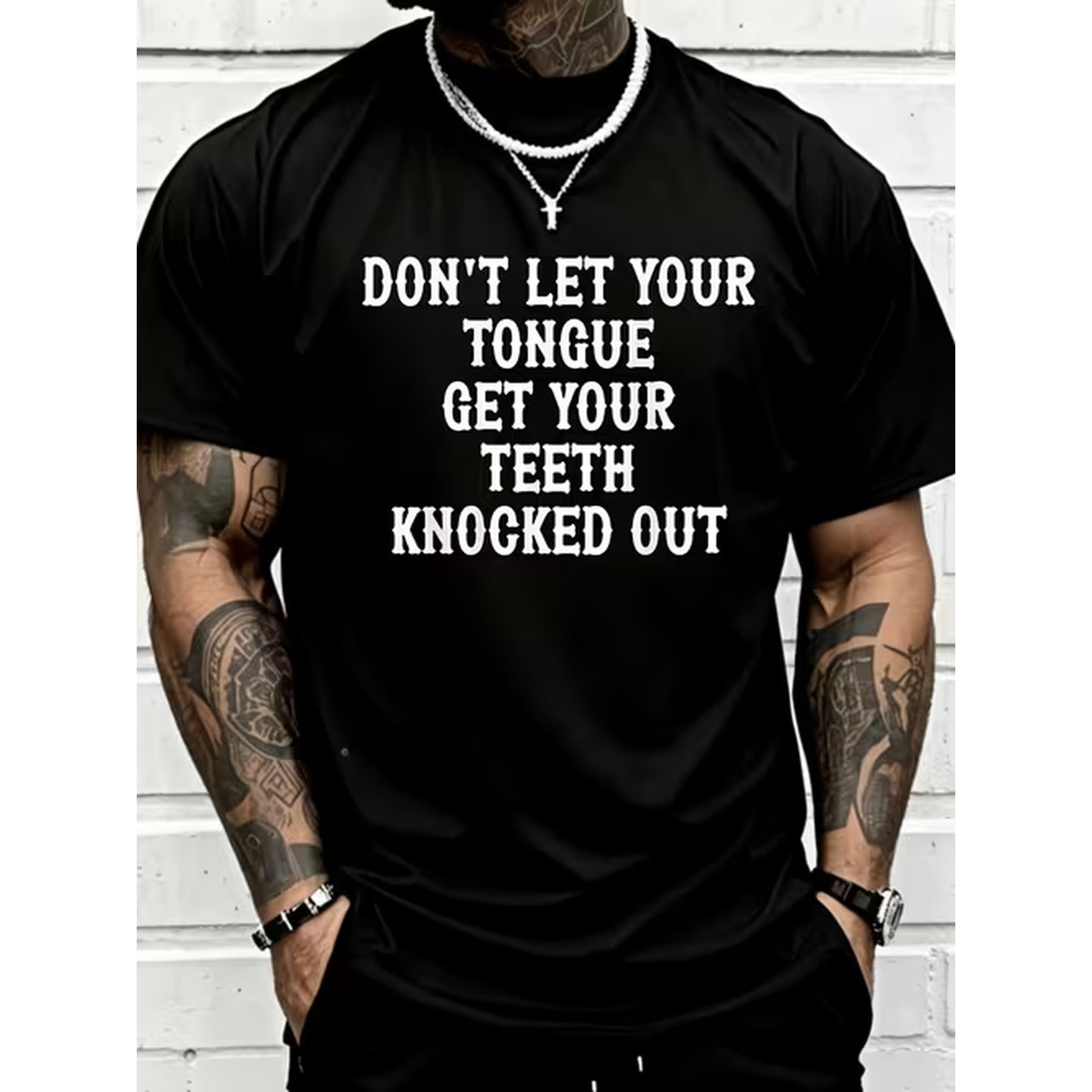 Tee Graphic Print - item picture funny dont let your